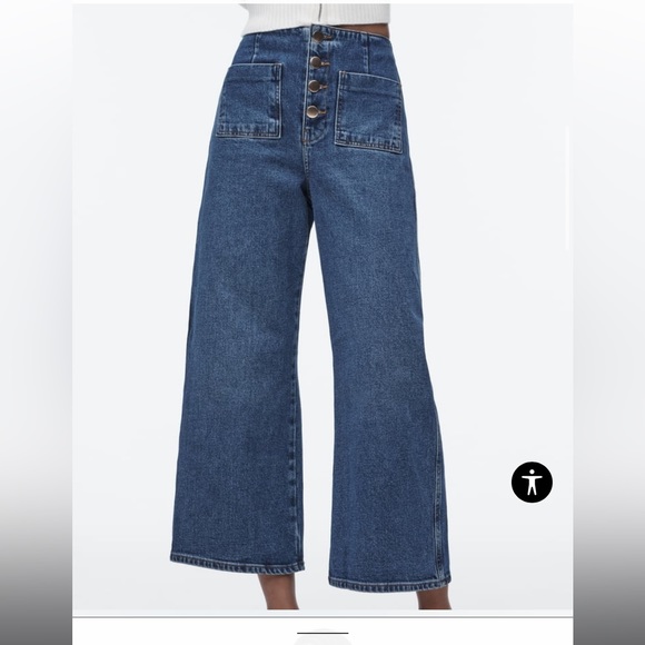 zara wide leg jeans - Picture 1 of 5